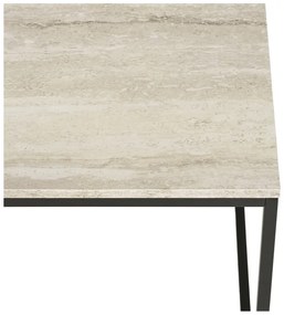 Stolik w dekorze kamienia 45x45 cm Vita – House Nordic
