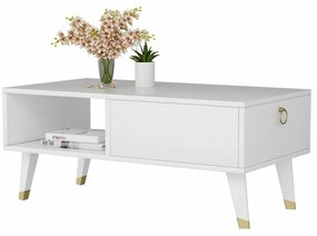 Stolik konferencyjny Delux White
