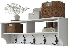 Wieszak ścienny Polo White