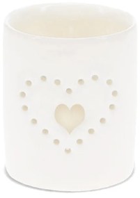 Ceramiczny świecznik na świeczkę typu tealight Heart – Rex London