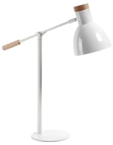 Biała lampa stołowa La Forma Scarlett