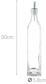 Dozownik do oliwy, octu, szklanka butelka, 500 ml, ZELLER