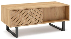 Stolik w dekorze dębu 55x110 cm Madona – Marckeric
