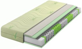 Materac kieszeniowo-lateksowy aloe vera 140x200 H7-T48