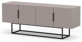 Szarobeżowa szafka pod TV 140x55 cm Titan – Marckeric