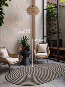 Czarny/kremowy dywan odpowiedni na zewnątrz 160x230 cm Haringey Woodfield – Ted Baker