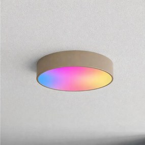 Brilagi - LED RGBW ściemnialna oprawa sufitowa CLARE 3xE27/9W/230V Wi-Fi beżowa
