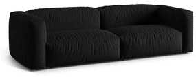 Czarna sofa modułowa 240 cm Martina – Micadoni Home