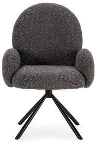 Ciemnoszary fotel Dario – Marckeric
