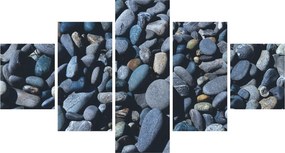 Obraz kamyków z plaży (125x70 cm)