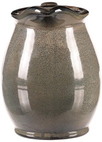 Dzbanek ceramiczny szary, 13 x 14 x 17 cm, mały, 17 cm