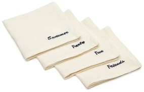 Tekstylne serwetki zestaw 4 szt. 40x40 cm Vallcanera – Kave Home