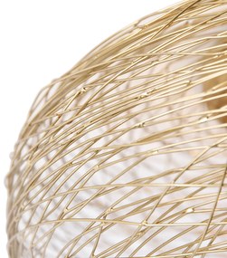 Inteligentna lampa sufitowa złota owalna z WiFi G95 - SarellaDesignerski Oswietlenie wewnetrzne