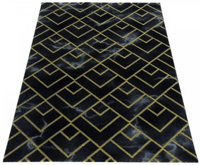 Dywan ekskluzywny Naxos mozaika brązowo- złoty 80 cm x 150 cm