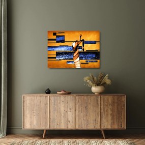 Obraz na szkle obrazu abstrakcyjnego (70x50 cm)