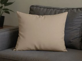 Kreponowa poszewka na poduszkę STANDO 50x70 cm jasnobrązowy