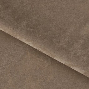 Tapicerowane/z płyty wiórowej łóżko jednoosobowe ze schowkiem z materacem 80x190 cm w kolorze ochry/beżowe Parys – ELTAP