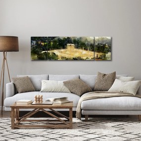 Obraz - Świątynia Zeusa, Ateny, Grecja (170x50 cm)