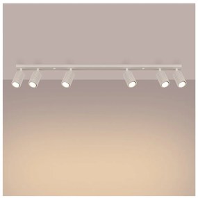 Kremowa lampa sufitowa 6,5x117 cm Gleam – Nice Lamps