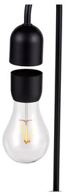 Czarna lampa stołowa (wys. 36,5 cm) Evaro – Gingko