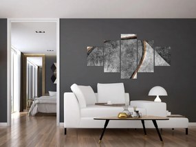 Obraz - Abstrakcja w betonie (125x70 cm)