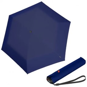 KNIRPS US.050 NAVY - lekki damski parasol składany na płasko