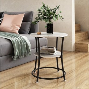 Stolik kawowy biały marmur 50x50x55 quebec