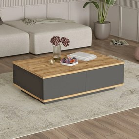 Stolik konferencyjny Frem Anthracite and AtlanticPine