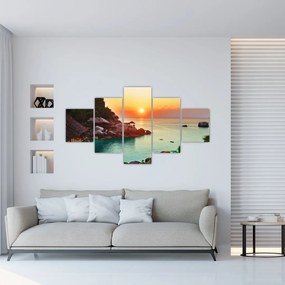 Obraz pięknej plaży (125x70 cm)