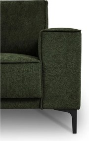 Zielony narożnik z tkaniny szenilowej (lewostronny/w kształcie litery L) Copenhagen – Scandic