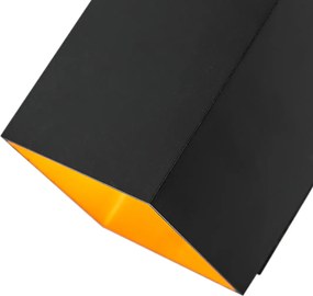 Inteligentna lampa ścienna czarna i złota kwadratowa w tym WiFi G9 - Sola