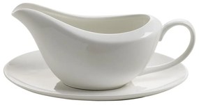 Biała porcelanowa sosjerka Maxwell &amp; Williams Basic, 260 ml
