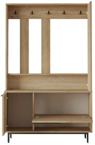 Wieszak z półką na buty Once Walnut and Oak