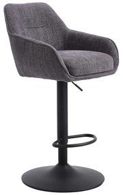 Szare hokery zestaw 2 szt. (wysokość siedziska 69 cm) Avola – Unique Furniture