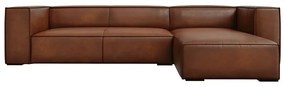 Koniakowy skórzany narożnik (prawostronny) Madame – Windsor &amp; Co Sofas