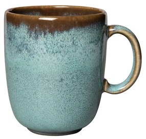 Turkusowo-brązowy kamionkowy kubek Villeroy &amp; Boch Like Lave, 400 ml