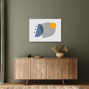 Obraz na szkle - Minimalistyczna abstrakcja N⁰2 (70x50 cm)