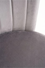 Zestaw 4 Krzese Luk Aksamitne