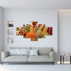 Obraz - Przyprawy z całego świata (125x70 cm)
