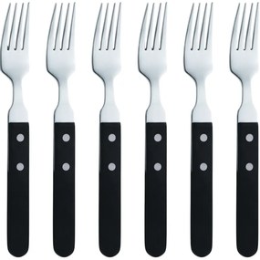 Amefa 6-częściowy zestaw widelców do steków Pizza