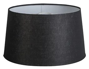 Abażur lniany czarny 35 cm