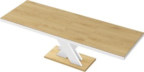 Rozkładany stół z dębowym blatem Xenon Lux