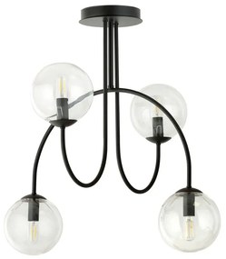 Nowoczesna lampa sufitowa z przezroczystymi kloszami - D115-Hurgen