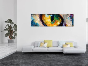 Obraz - Malowanie kocim okiem (170x50 cm)