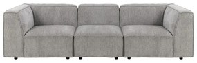 Jasnoszara sofa modułowa Bonami Selection Fairfield, 282 cm