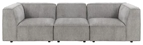 Jasnoszara sofa modułowa Bonami Selection Fairfield, 282 cm