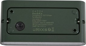 Nowoczesny kinkiet zewnętrzny ciemnozielony 17,5 cm z LED IP65 - Batt