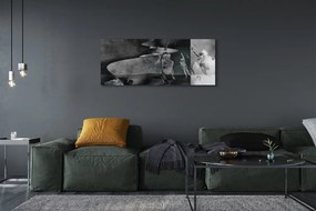 Zdjęcie na płótnie Ludzie pod Czarnym Niebem