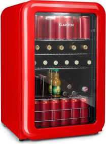 Klarstein PopLife 83.5cm 115L Lodówka na Napoje Czerwony