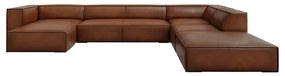 Koniakowy skórzany narożnik (prawostronny) Madame – Windsor &amp; Co Sofas